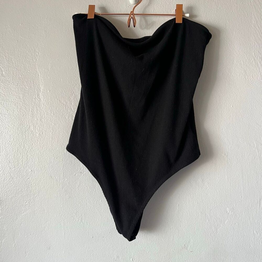 American eagle ribbed strapless bodysuit new with tags